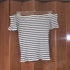 Off the shoulder T-shirt